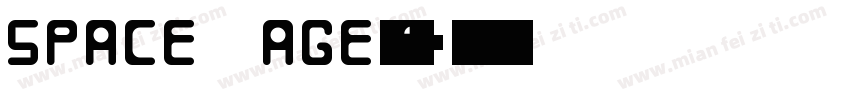 Space Age字体字体转换